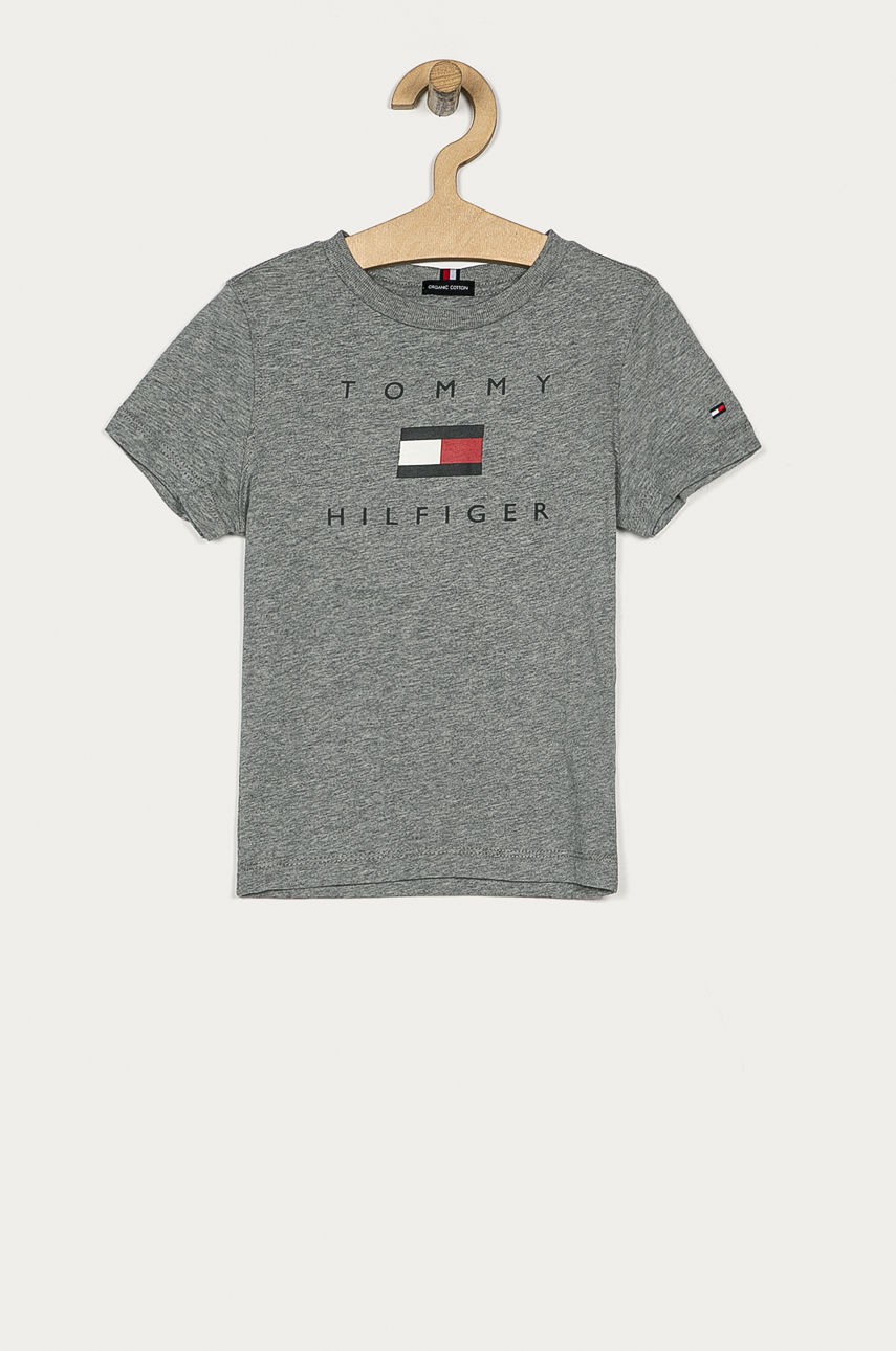 Tommy Hilfiger - T-shirt dziecięcy 104-176 cm szary KB0KB06114