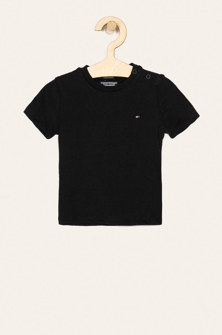 Tommy Hilfiger - T-shirt dziecięcy 74-176 cm czarny KB0KB04140