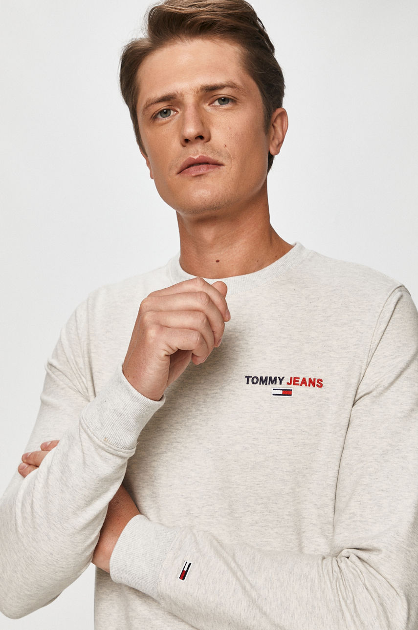 Tommy Jeans - Bluza jasny szary DM0DM08729