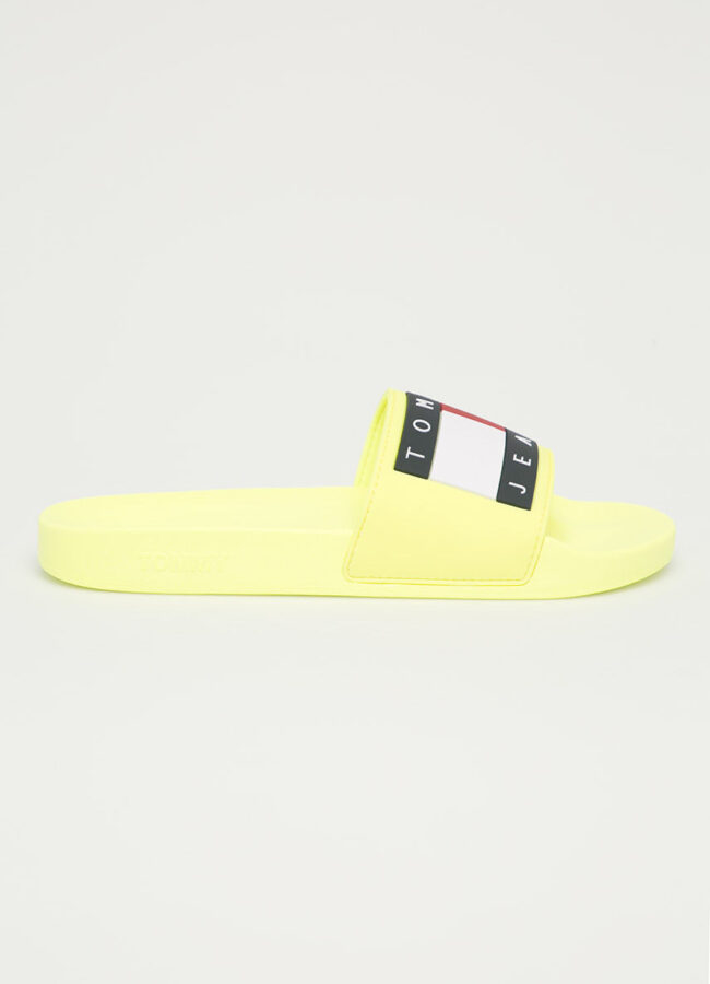 Tommy Jeans - Klapki żółty EM0EM00689