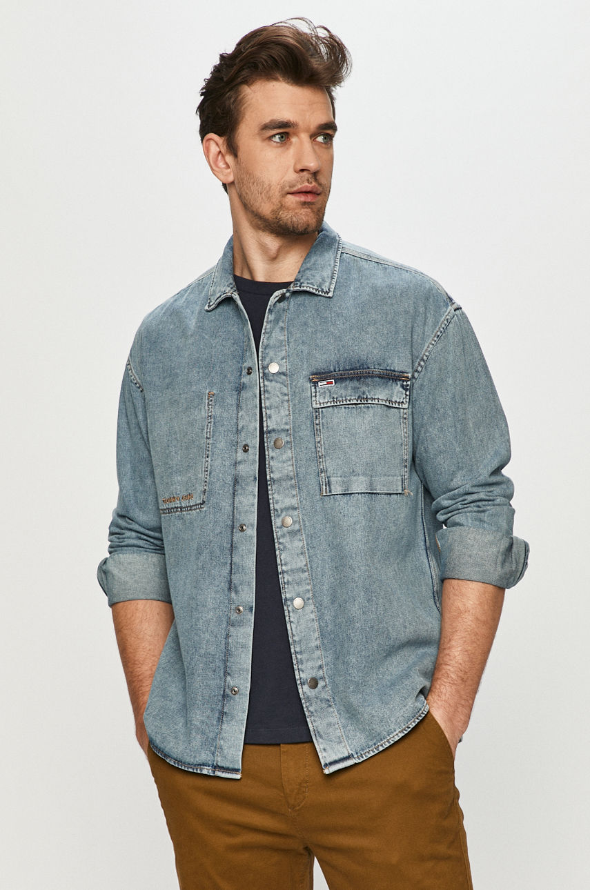 Tommy Jeans - Koszula jeansowa niebieski DM0DM10146.4891