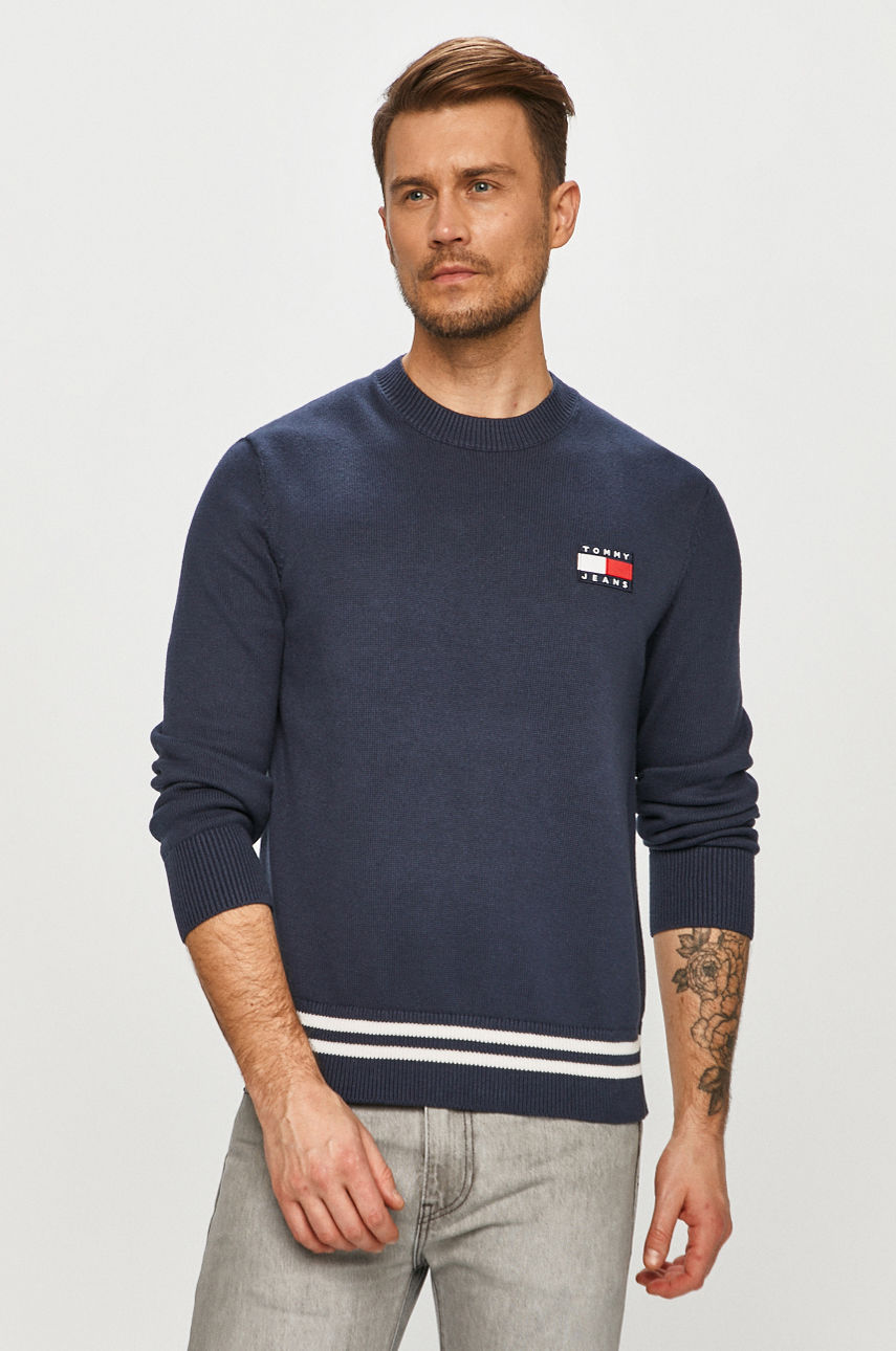 Tommy Jeans - Sweter granatowy DM0DM10180.4891