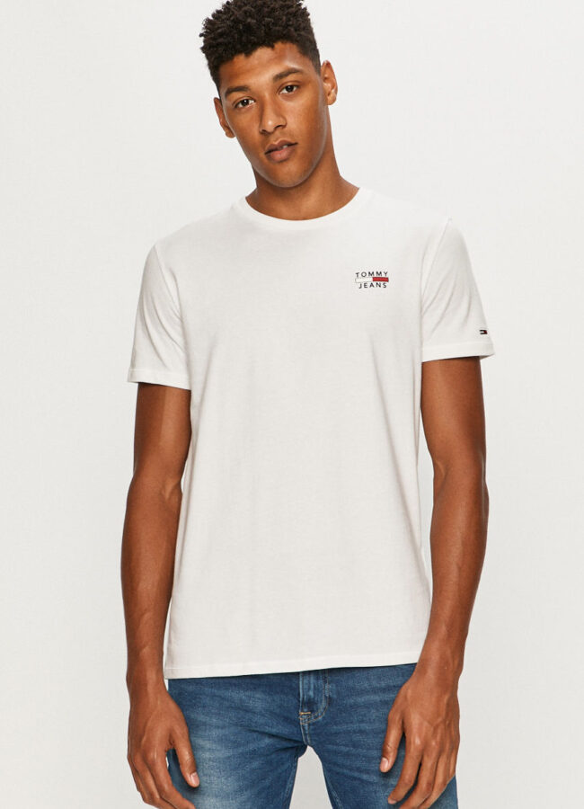 Tommy Jeans - T-shirt biały DM0DM07472