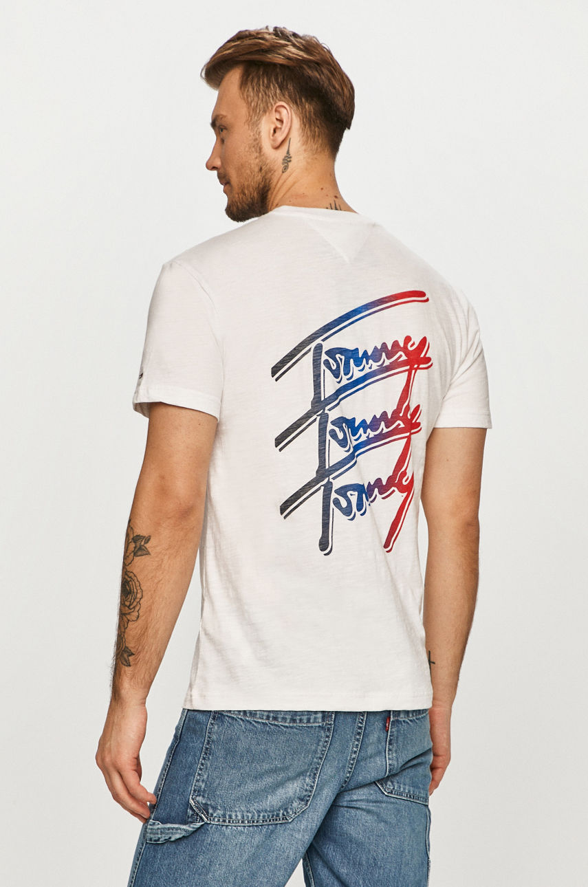 Tommy Jeans - T-shirt biały DM0DM10228.4891