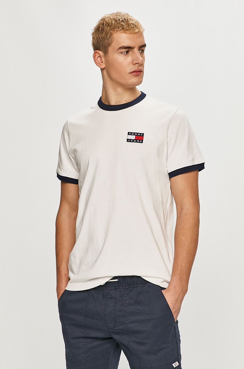 Tommy Jeans - T-shirt biały DM0DM10280.4891