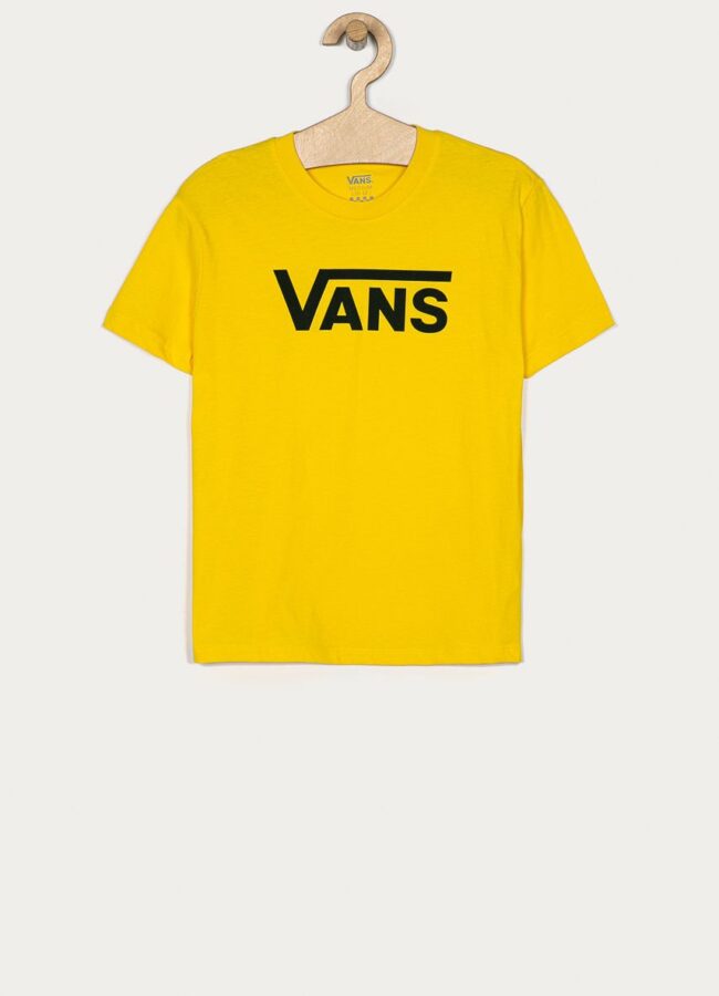 Vans - T-shirt dziecięcy 129-173 cm żółty VN0A53P2SEJ1