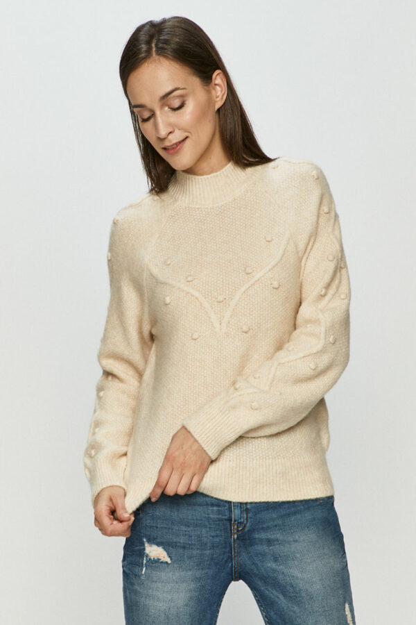 Vero Moda - Sweter kremowy 10232752