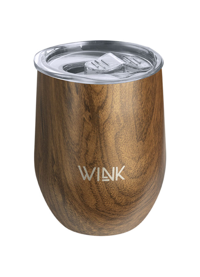 Wink Bottle - Kubek termiczny TUMBLER BRIGHT WALNUT złoty brąz T.00013BRIGHTWALNUT