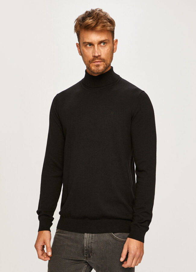 Wrangler - Sweter czarny W8A22P100