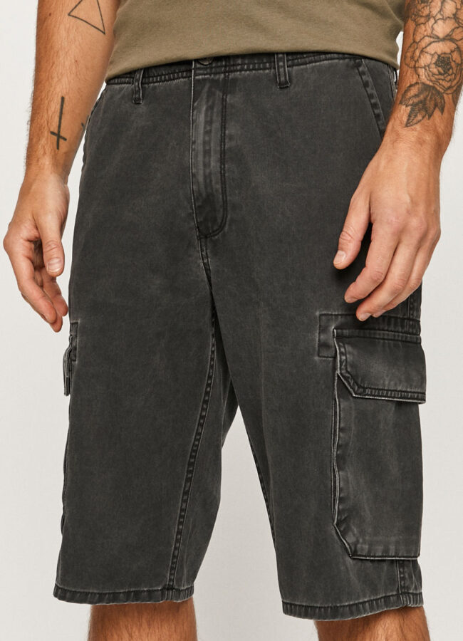 Wrangler - Szorty jeansowe szary W15DKC33W