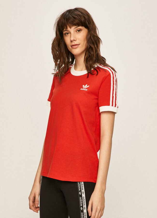 adidas Originals - T-shirt czerwony FM3318