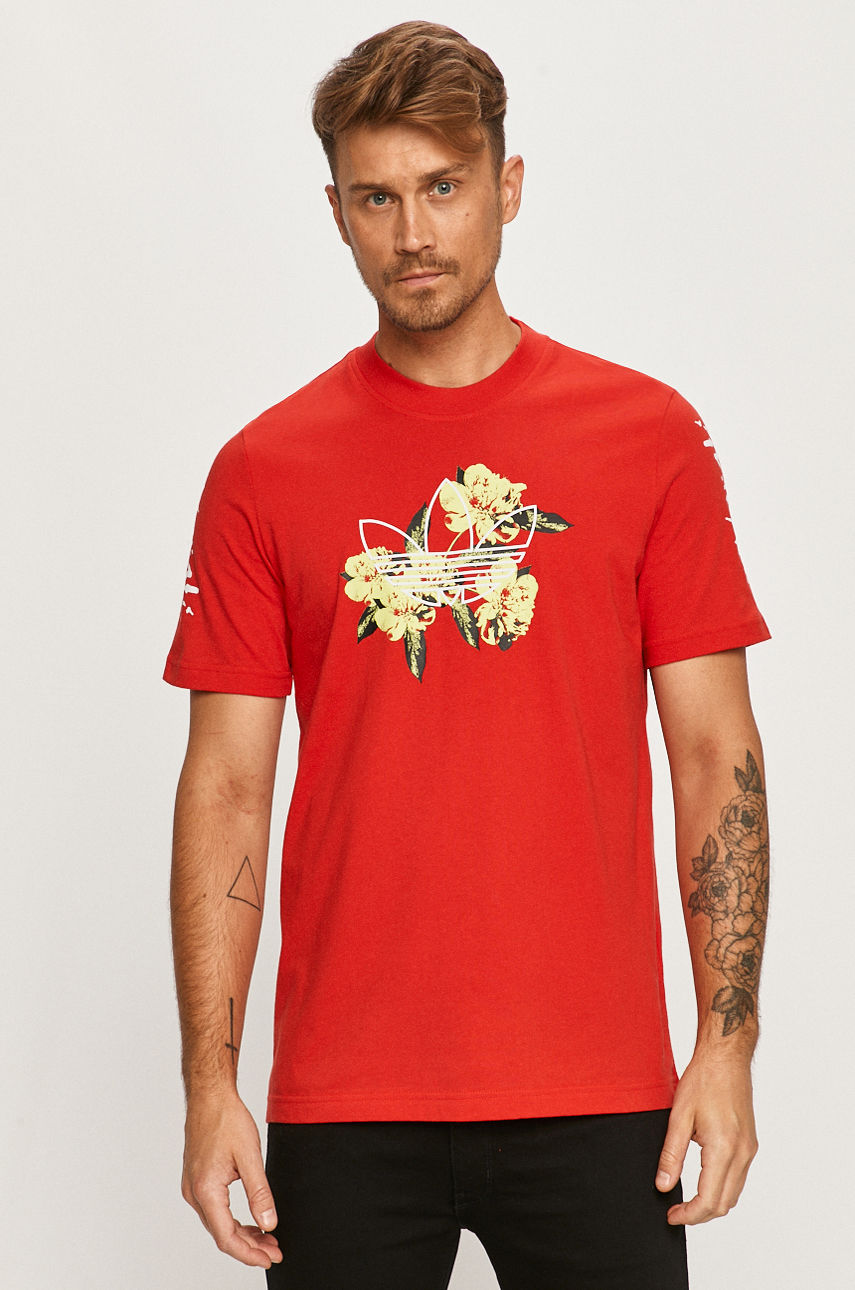 adidas Originals - T-shirt czerwony GJ7771