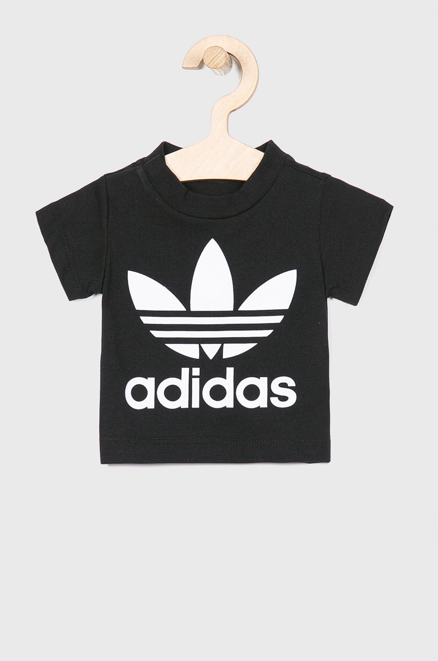 adidas Originals - T-shirt dziecięcy 62-104 cm czarny DV2829