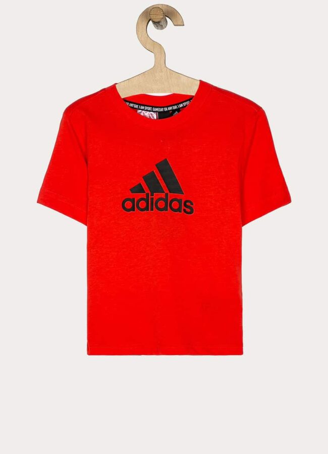 adidas Performance - T-shirt dziecięcy 110-176 cm czerwony GE0684