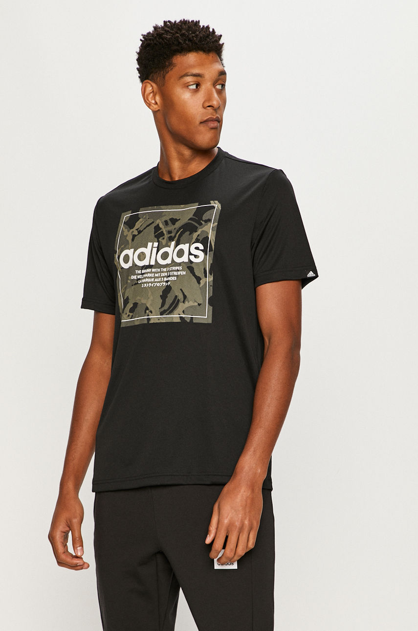adidas - T-shirt czarny GD5877