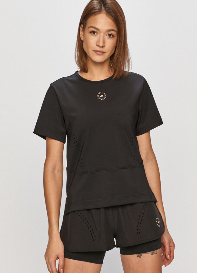 adidas by Stella McCartney - T-shirt czarny FU1585