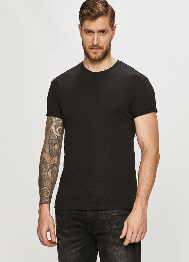 Tigha - T-shirt Zander czarny 105815