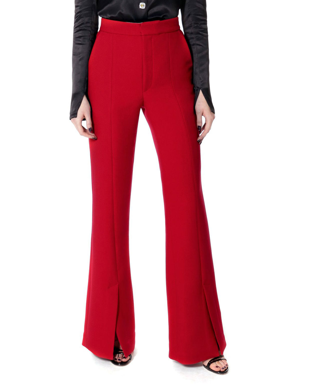 AGGI - Czerwone spodnie z rozcięciami Monica 1821MONICA
