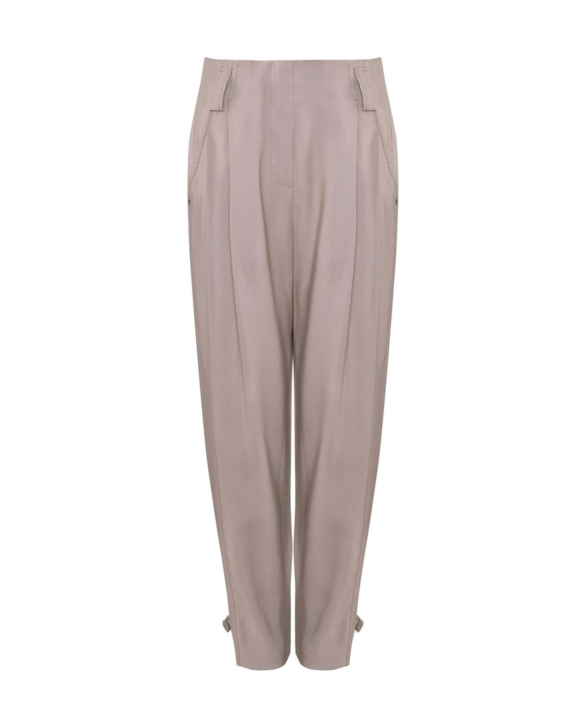 CATERINA - Beżowe spodnie z luźnymi nogawkami 2101-0149-SE3925A
