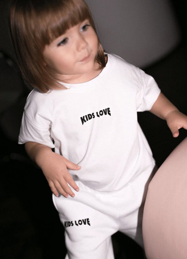 KIDS LOVE - Biały t-shirt Menfi MENFI T-SHIRT