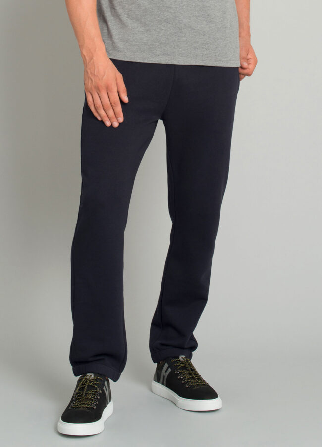MONCLER - Granatowe spodnie dresowe E2-091-87063-00-V8044