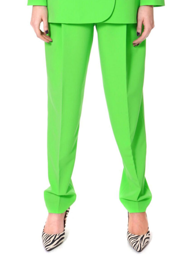 AGGI - Neonowo zielone spodnie w kant Blake 1818BLAKEFLASH