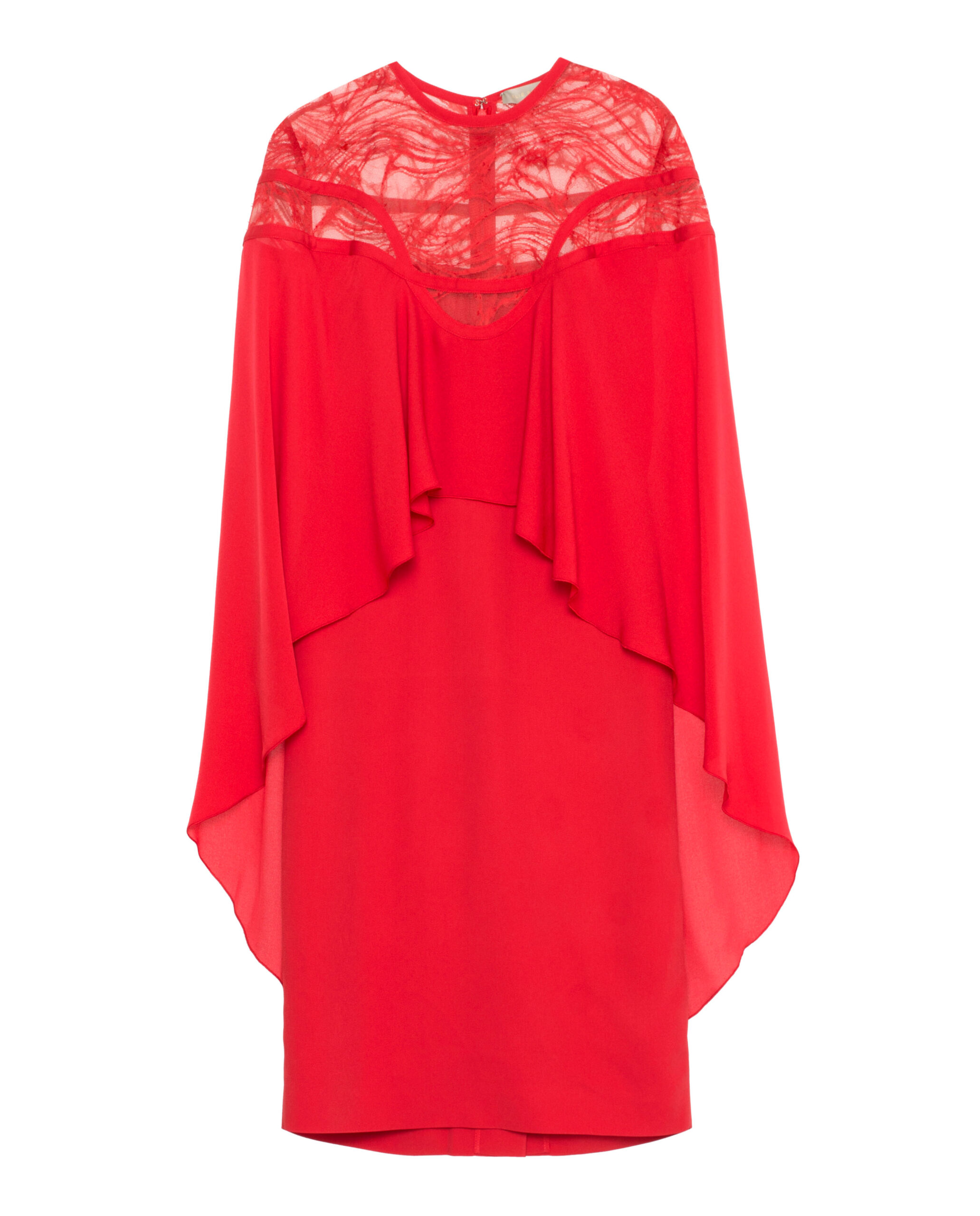 ELIE SAAB - Czerwona sukienka z jedwabiu 9482