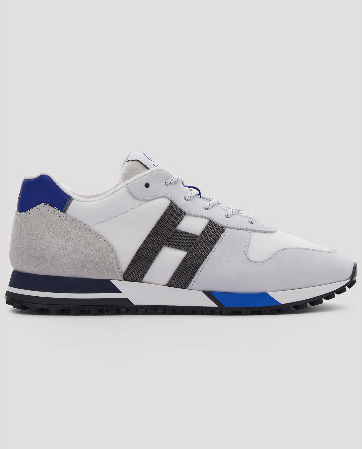 HOGAN - Białe sneakersy z monogramem H383 HXM3830AN51PGJ617U