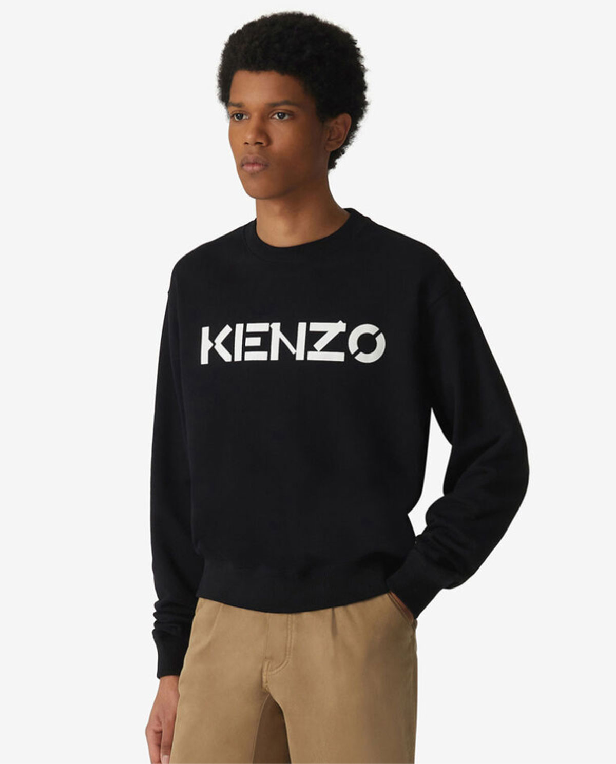 KENZO - Czarna bluza z logo PFA65SW0004MD