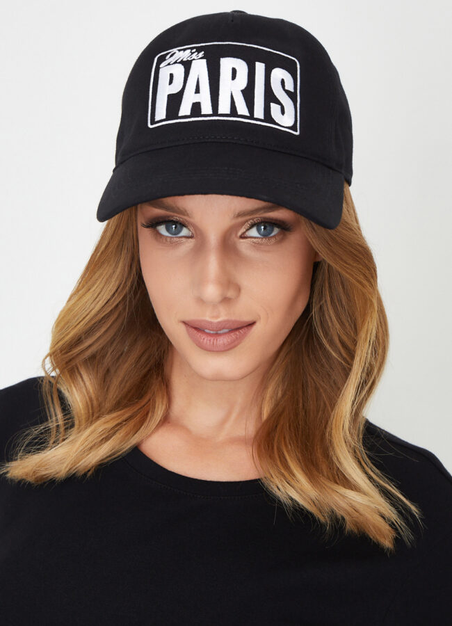 MISS PARIS - Czapka Miss Paris - EDYCJA LIMITOWANA MISS PARIS BLACK 2