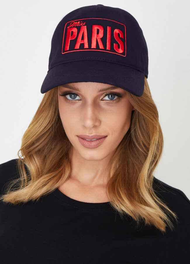 MISS PARIS - Czapka Miss Paris - EDYCJA LIMITOWANA MISS PARIS NAVY