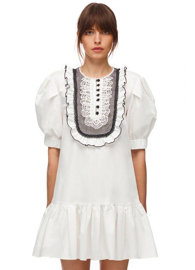 SELF PORTRAIT - Biała sukienka mini SS21-022S